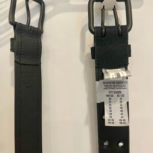 Lot of two, Size 40” waist, new (tags removed one belt), Men’s, Dickies, Black